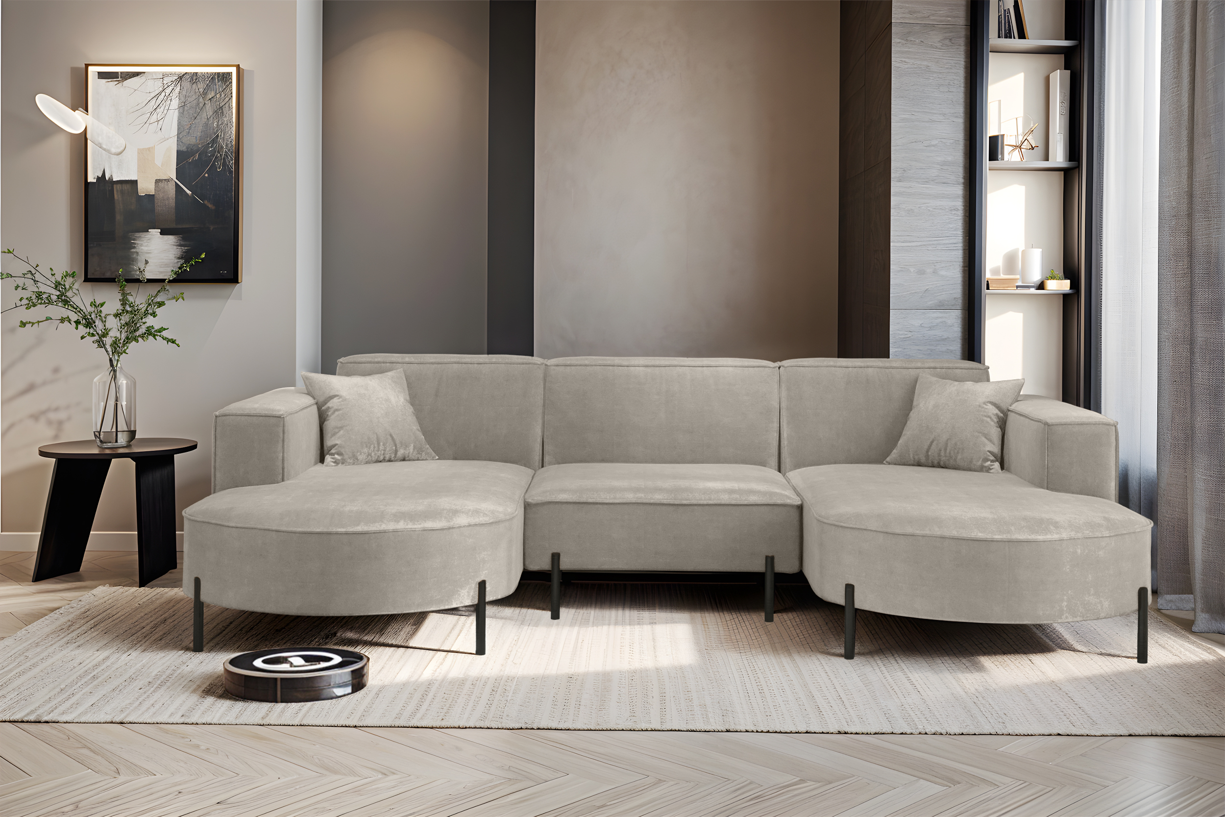Parma U Hills Ecksofa U-Form